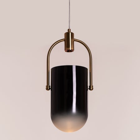 Power Play (Black, LED) Glass Pendant Light