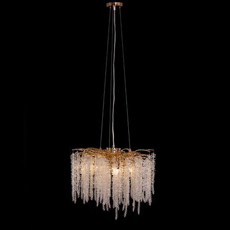 Up With The Fairies (Medium, Gold) Tree Branch Crystal Chandelier