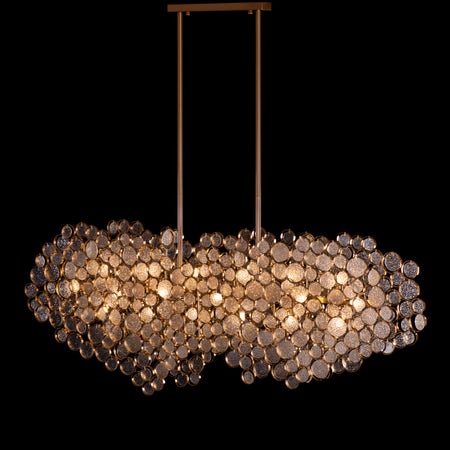 Louder Than Thunder (Large, Gold) Crystal Chandelier