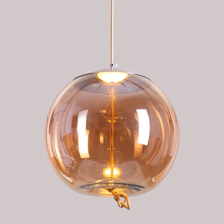 Motivation (Amber, Built-In LED) Glass Pendant Light