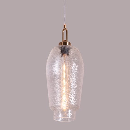 Take Me Traveling (Long) Bubble Glass Pendant Light