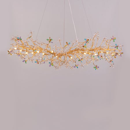 Daylight Fades Tree Branch Crystal Chandeliers