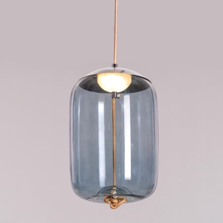 Trust Yourself (Blue, Built-In LED) Glass Pendant Light