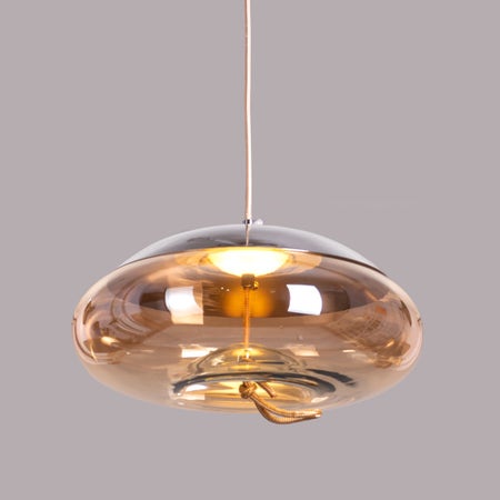 Change To Grow (Amber, Built-In LED) Glass Pendant Light