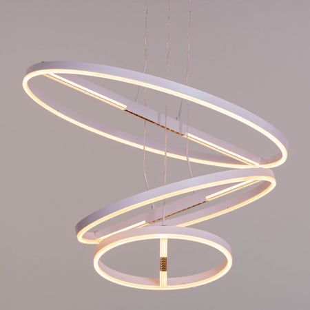 Rein In (White, Dimmable LED with Remote Control) Chandelier