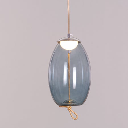 Feel The Feels (Blue, Built-In LED) Glass Pendant Light