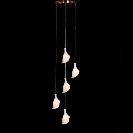 Flying In A Dream (Gold) Ceramic Chandelier