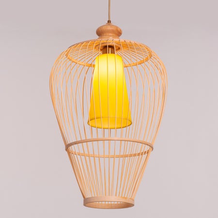 Wild Bloom Bamboo Pendant Light