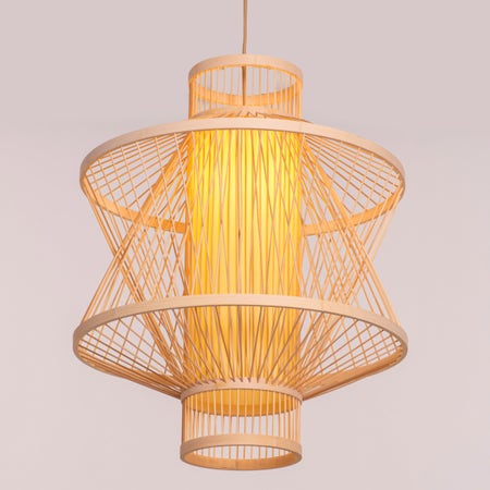 Golden Grove Bamboo Pendant Light