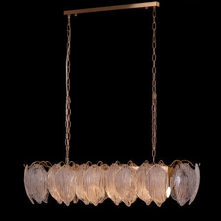 Snow Angel (Large, Gold) Glass Chandelier