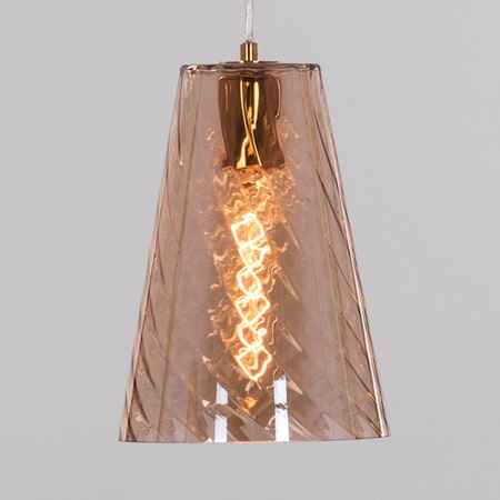 Open Sesame (Long, Amber) Glass Pendant Light