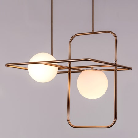 Lean On (Medium, Gold, Smart LED) Chandelier