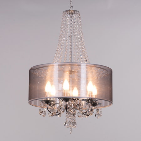 So In Love (Small, Chrome) Crystal Chandelier