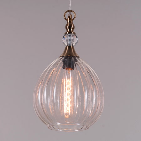 Love Club (Gold) Glass Pendant Light