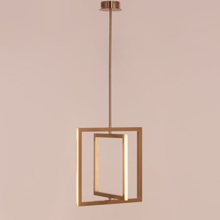 Belle Of The Ball (Gold, 3 Color Dimmable LED With Remote Control) Pendant Light