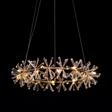 See Me In A Crown (Small, Gold) Crystal Chandelier