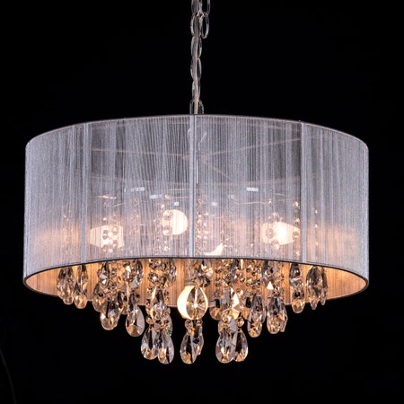 Drop Dead Gorgeous (Small, Silver) Crystal Chandelier