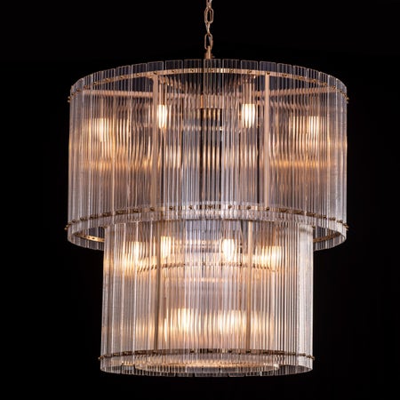 Take Me To The Hamptons (Large, Round, Gold) Chandelier