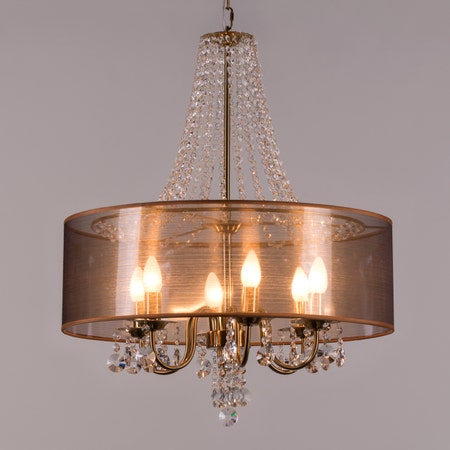 So In Love (Medium, Gold) Crystal Chandelier