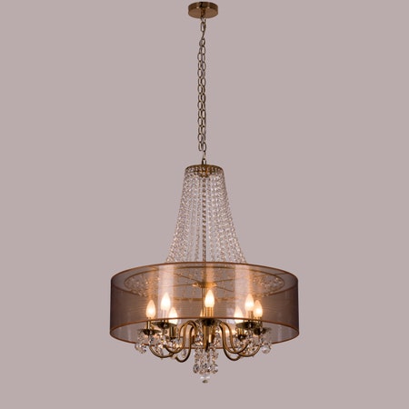 So In Love (Large, Gold) Crystal Chandelier