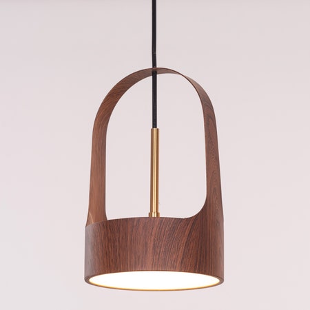 Smart Move (Wooden, Built-In LED) Pendant Light