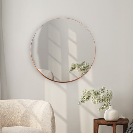 Smile & Pose (Gold) Wall Mirror