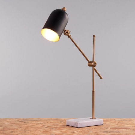 Study Smart (Large) Marble Study Table Lamp