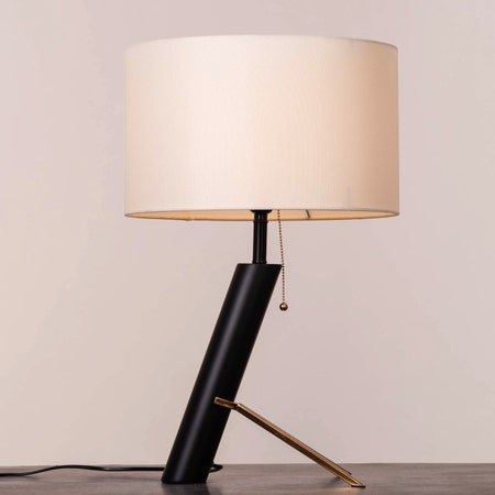 Never You Mind (Black, Gold) Table Lamp