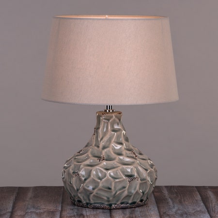 Lip Service (Cream) Ceramic Table Lamp