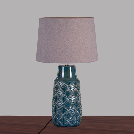 Bahama Blues (Blue) Ceramic Table Lamp