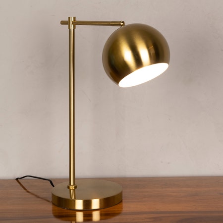 Rumor Mill (Gold) Study Table Lamp