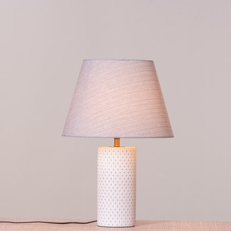 Yes I Still (White, Grey) Table Lamp