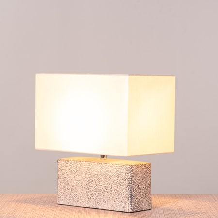 Rustic Rules (Brown, Grey) Table Lamp