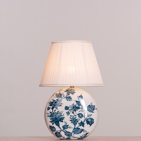 Why Try (Blue/White) Ceramic Table Lamp