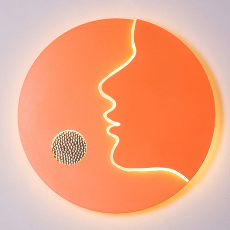 Who You Are (Orange, Built-In LED) Wall Light