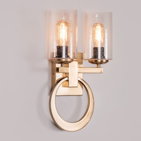 Game Over (Gold, Clear Glass) Signature Wall Light