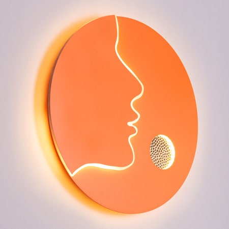 Who You Are (Orange) Built-In LED Right Faced Wall Light