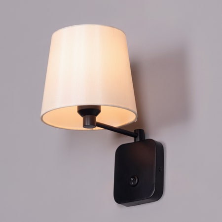 Right Here (Black) Wall Light