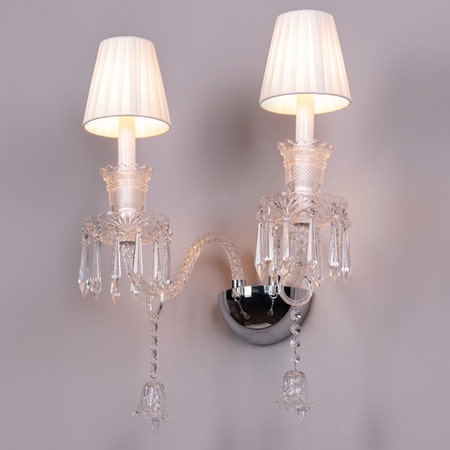 Earn Your Heritage (Chrome) Crystal Wall Light