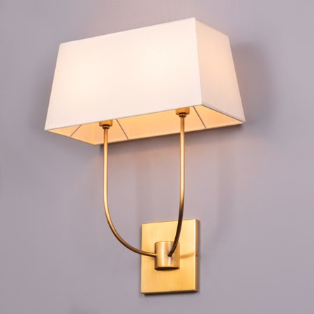 Let It Be (Gold, Off White) Wall Light