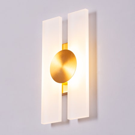 Gold Spot (Gold, Built-in LED) Wall Light