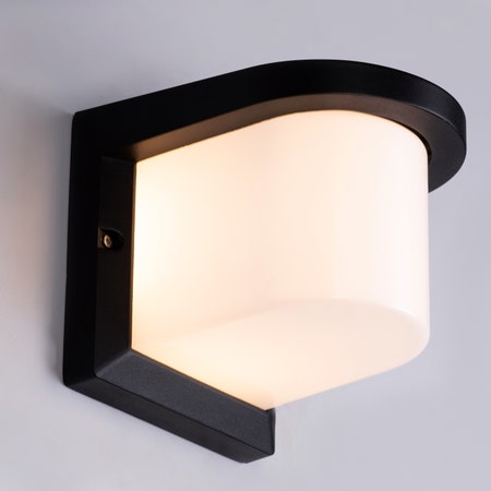 Off The Grid (Black, Built-In LED) Indoor/ Outdoor Wall Light (IP65 Rated)