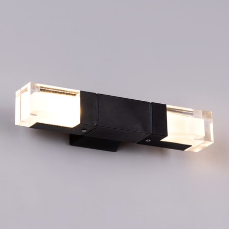 Keep It Coming (Black, Built-In LED) Outdoor / Indoor Wall Light (IP65 Rated)