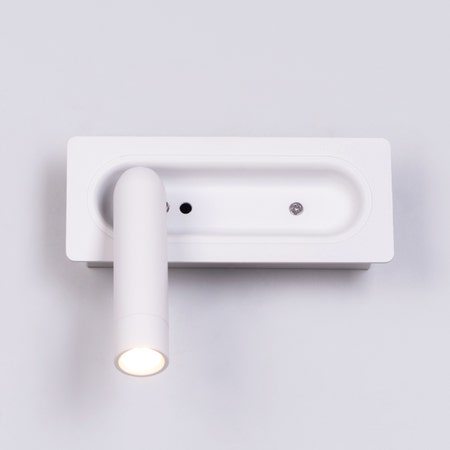 Stay With Me (White, Built-In LED) Wall Light