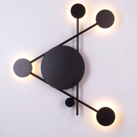 On A Lark (Black, Built-In LED) Wall Light 