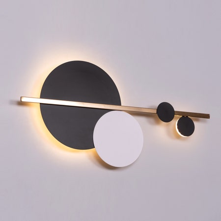 Polka Perfect (Gold, Built-In LED) Wall Light