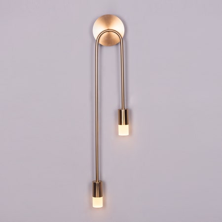 Homecoming (Large, Gold, Built-In LED) Wall Light